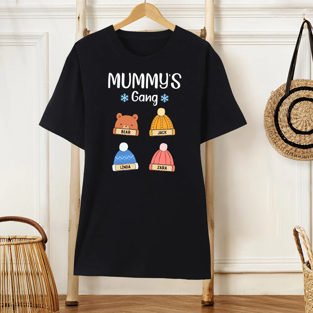 Custom Family Design T-shirt – Personalize with Your Family’s Names for a Thoughtful Gift, Great for Family Events or as a Holiday Keepsake - Image 3