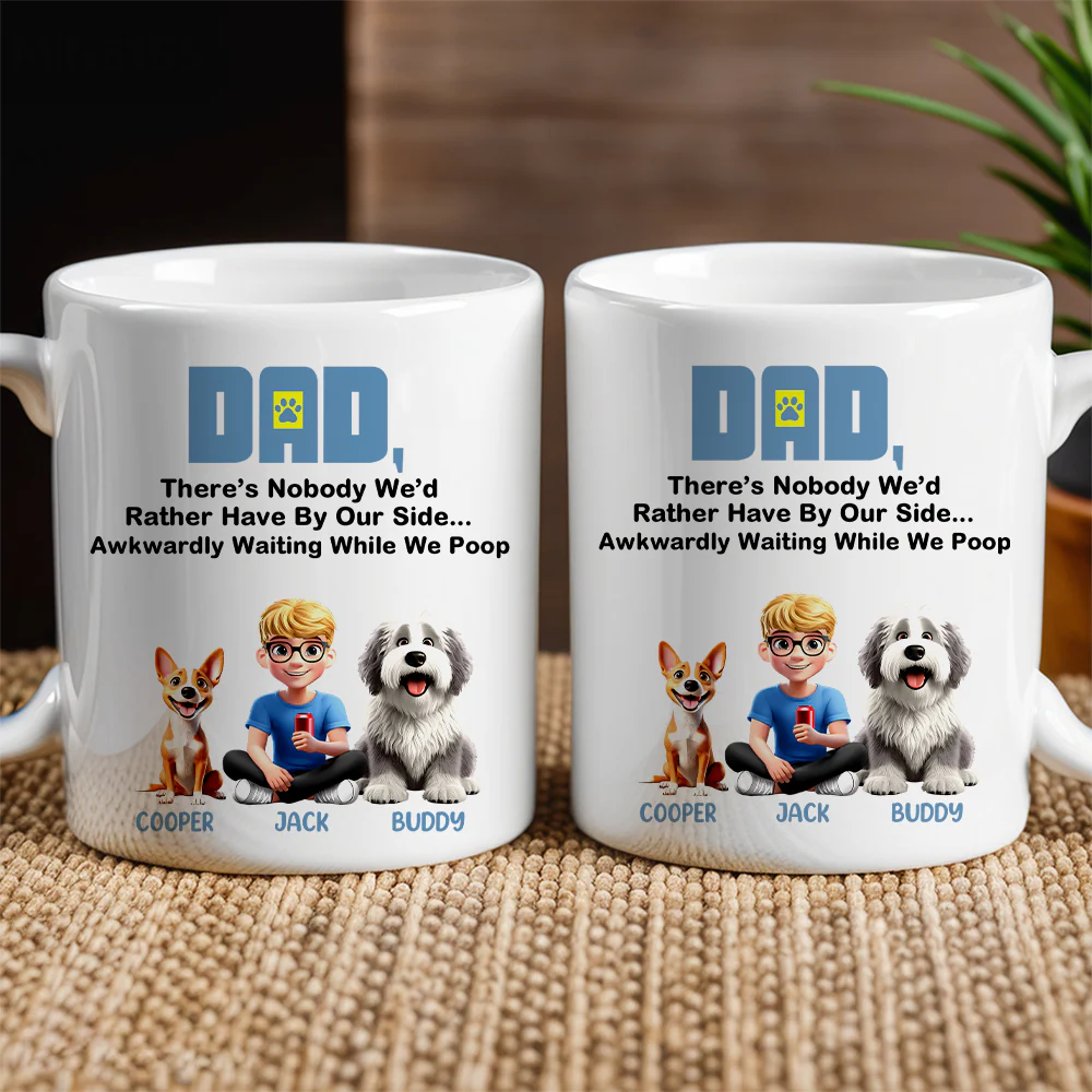 Personalized White Ceramic Mug - Custom Gift Cup - Image 2