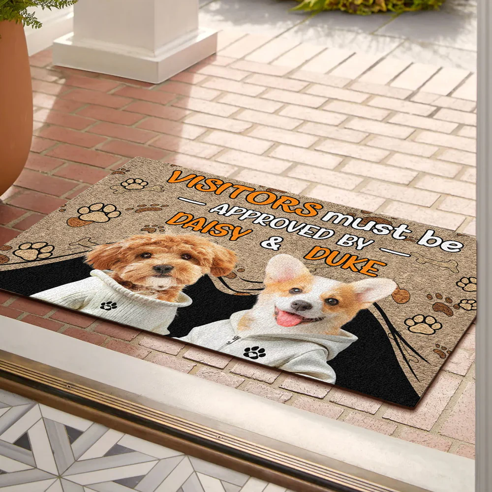 Personalized Dog Lovers Doormat - Custom Entrance Mat - Image 2