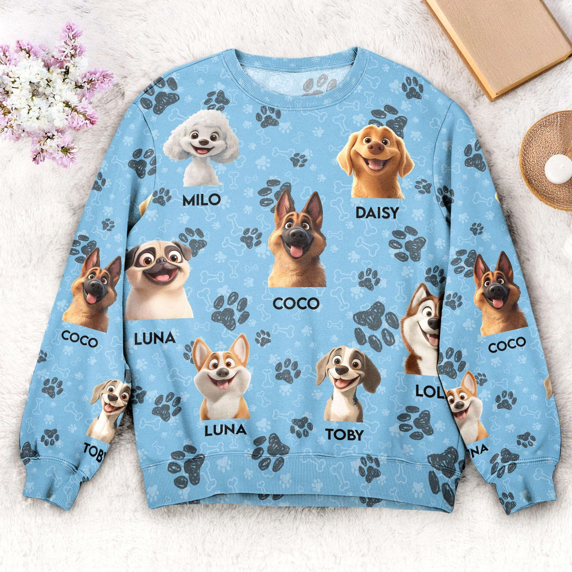Personalized Dog Breed Sweatshirt - Custom Gift for Pet Lovers - Image 4