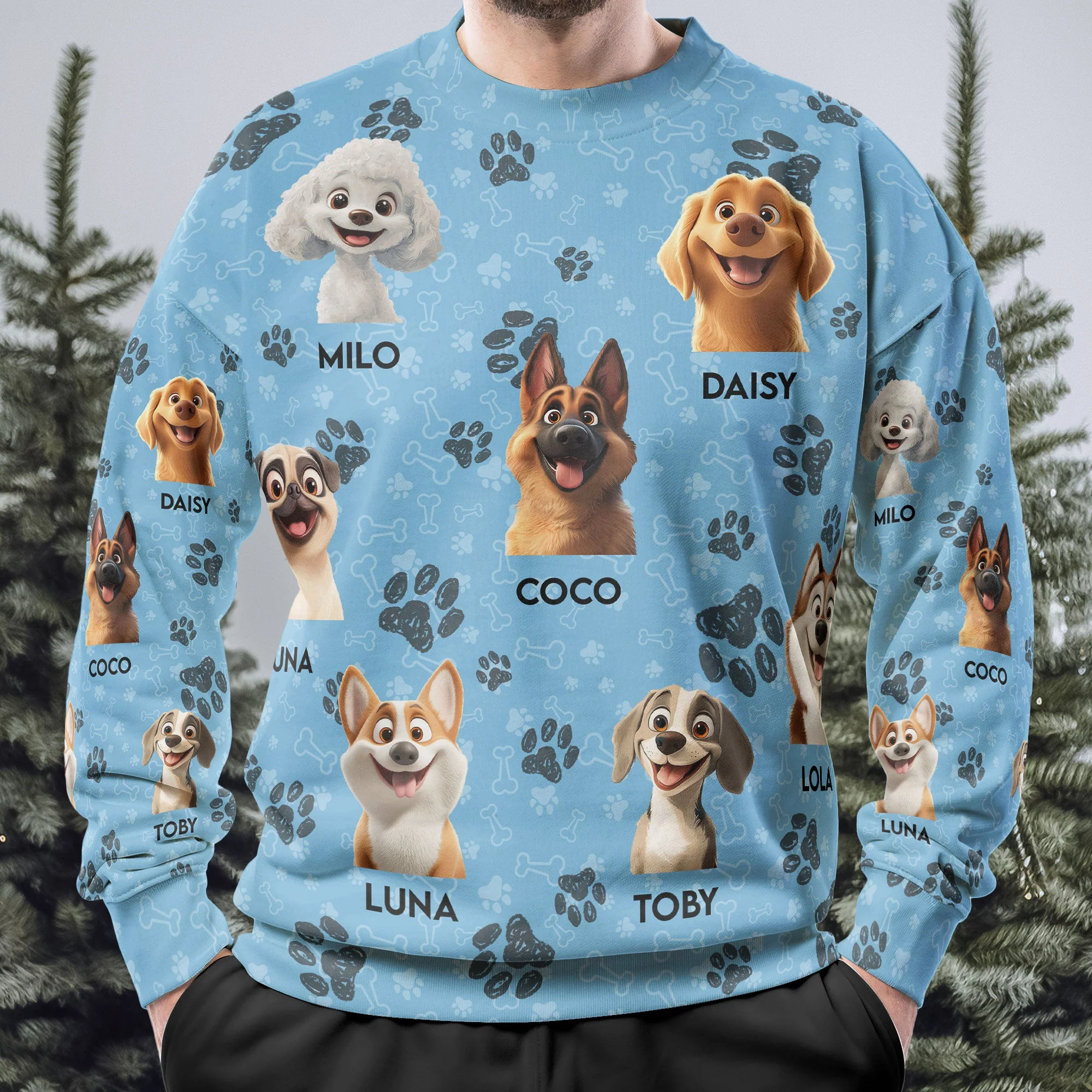 Personalized Dog Breed Sweatshirt - Custom Gift for Pet Lovers - Image 6
