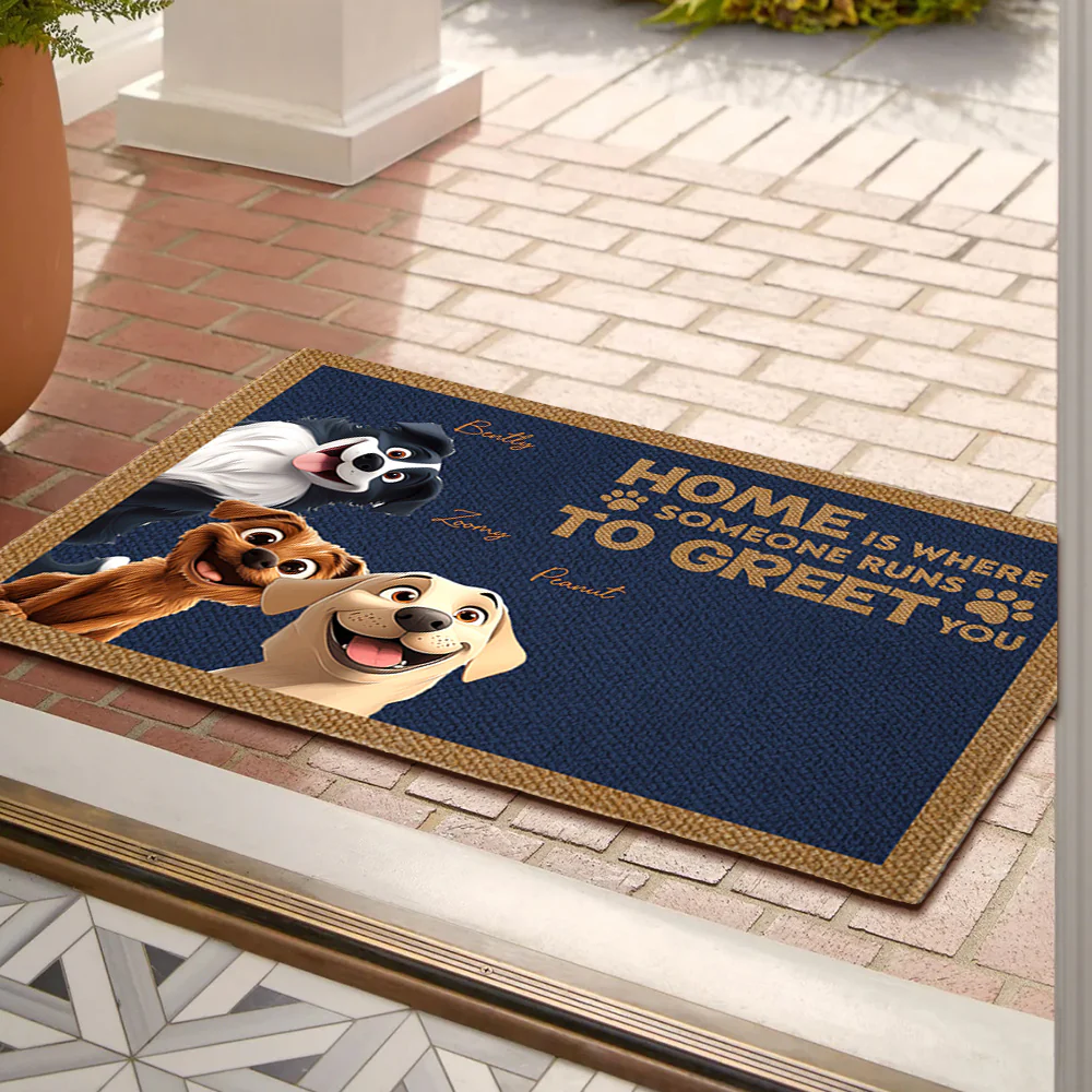 Personalized Dog Doormat - Custom Welcome Mat for Pet Owners - Image 2
