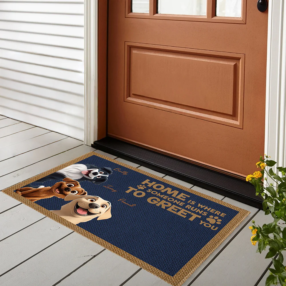 Personalized Dog Doormat - Custom Welcome Mat for Pet Owners - Image 3
