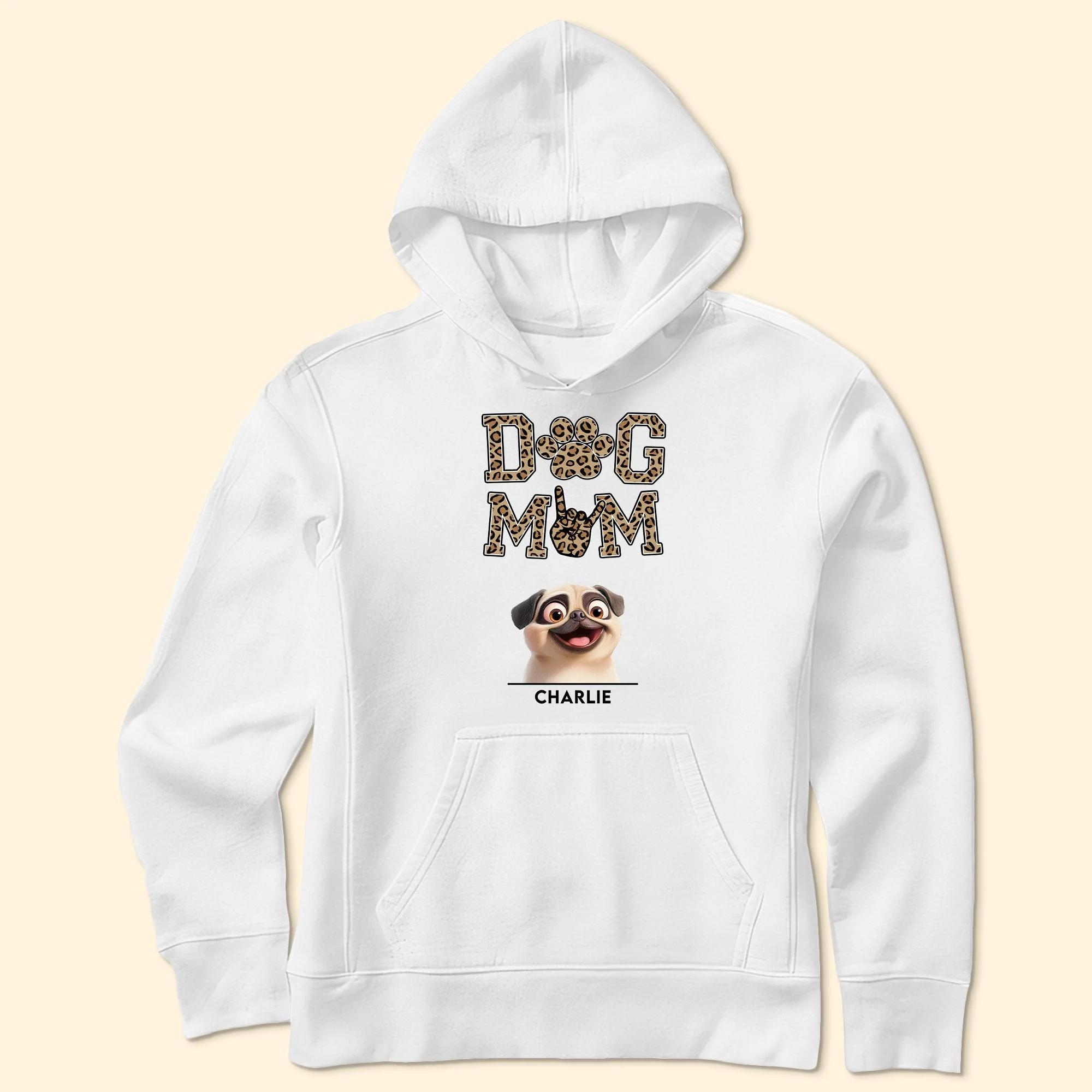 Personalized Dog Mom T-Shirt with Custom Dog Faces - Image 7