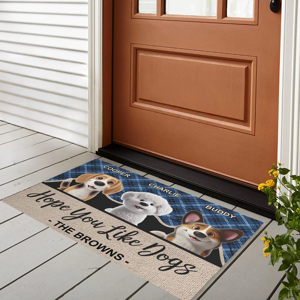 Custom Pet Lover Doormat - Personalized Dog & Cat Owner Gift - Image 2