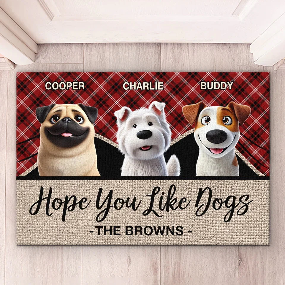 Custom Pet Lover Doormat - Personalized Dog & Cat Owner Gift - Image 4