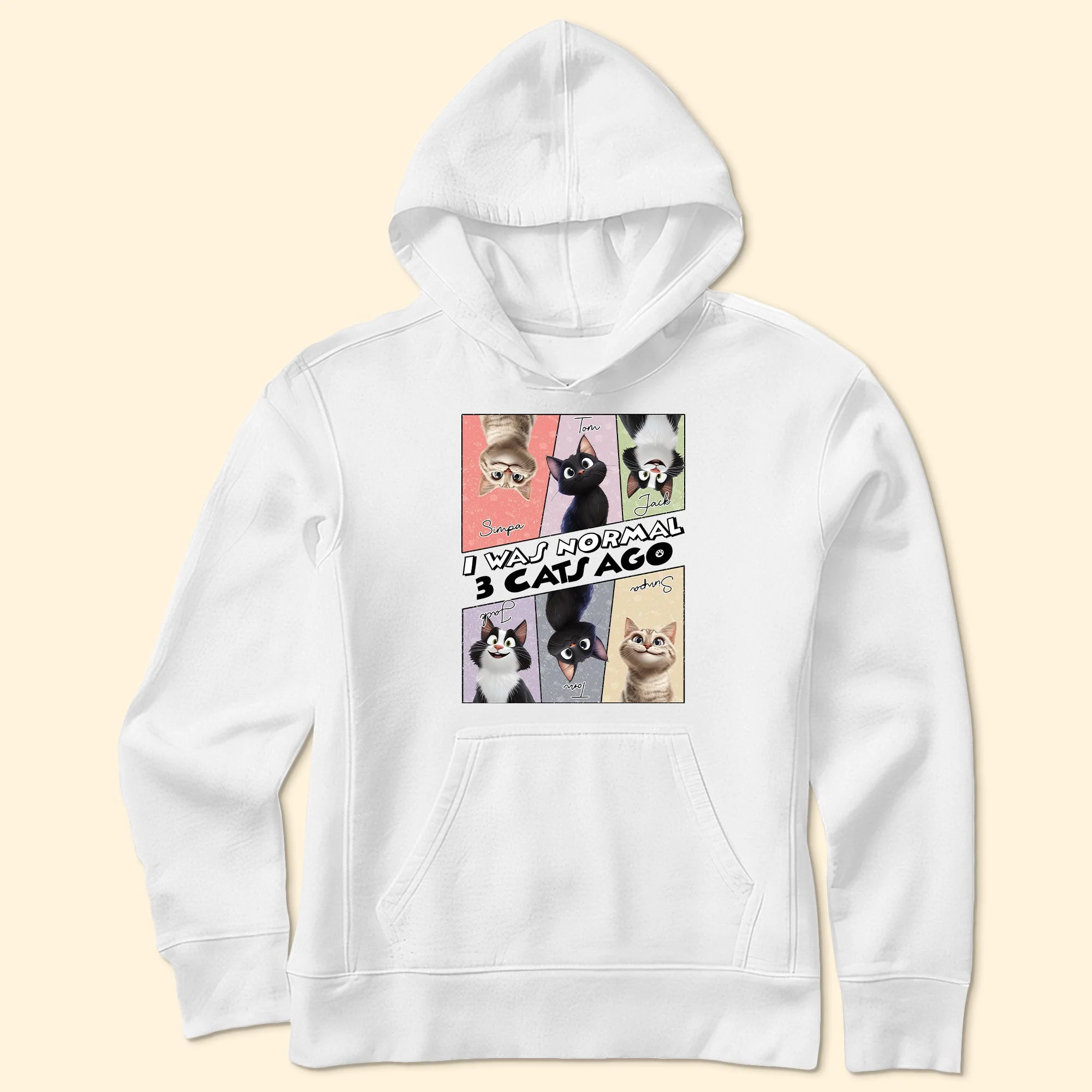 I Was Normal – Fun Classic Tee for Cat Lovers with Personalized Cat Designs, Perfect Gift for Pet Enthusiasts - Image 8