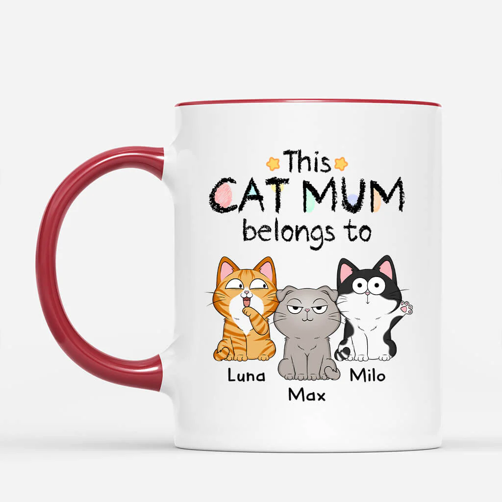 Personalized Cat Mum Mug – Customizable Cat Design for Your Beloved Feline Family - Image 6