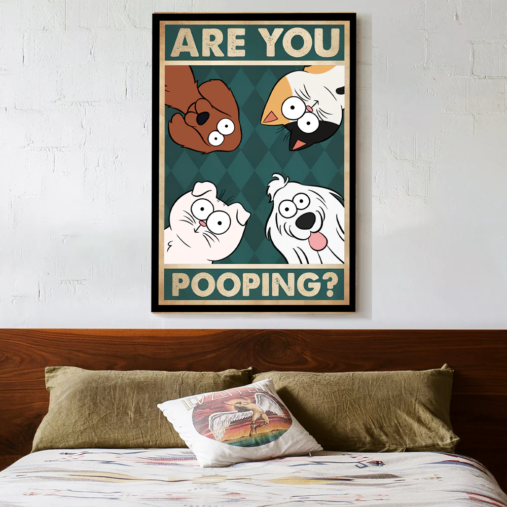Personalized Funny Cats and Dogs Poster – Ideal Gift for Cat and Dog Lovers - Image 3