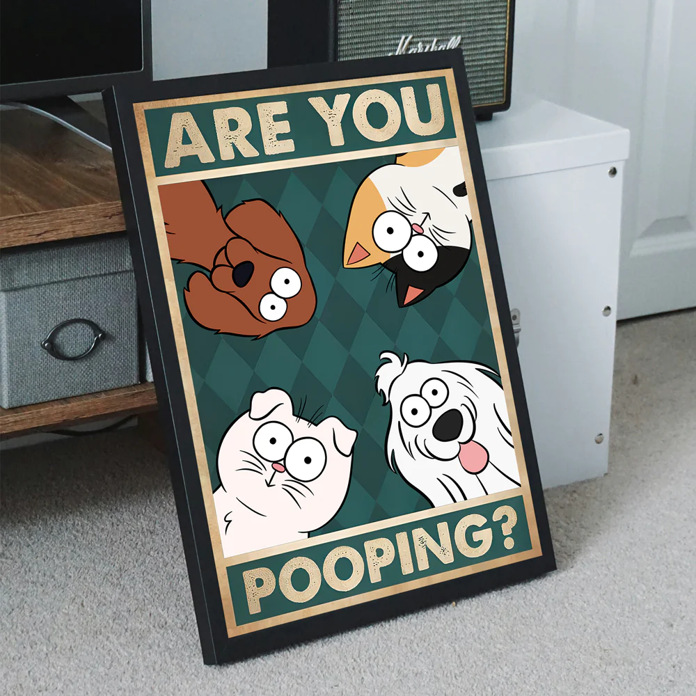 Personalized Funny Cats and Dogs Poster – Ideal Gift for Cat and Dog Lovers - Image 4