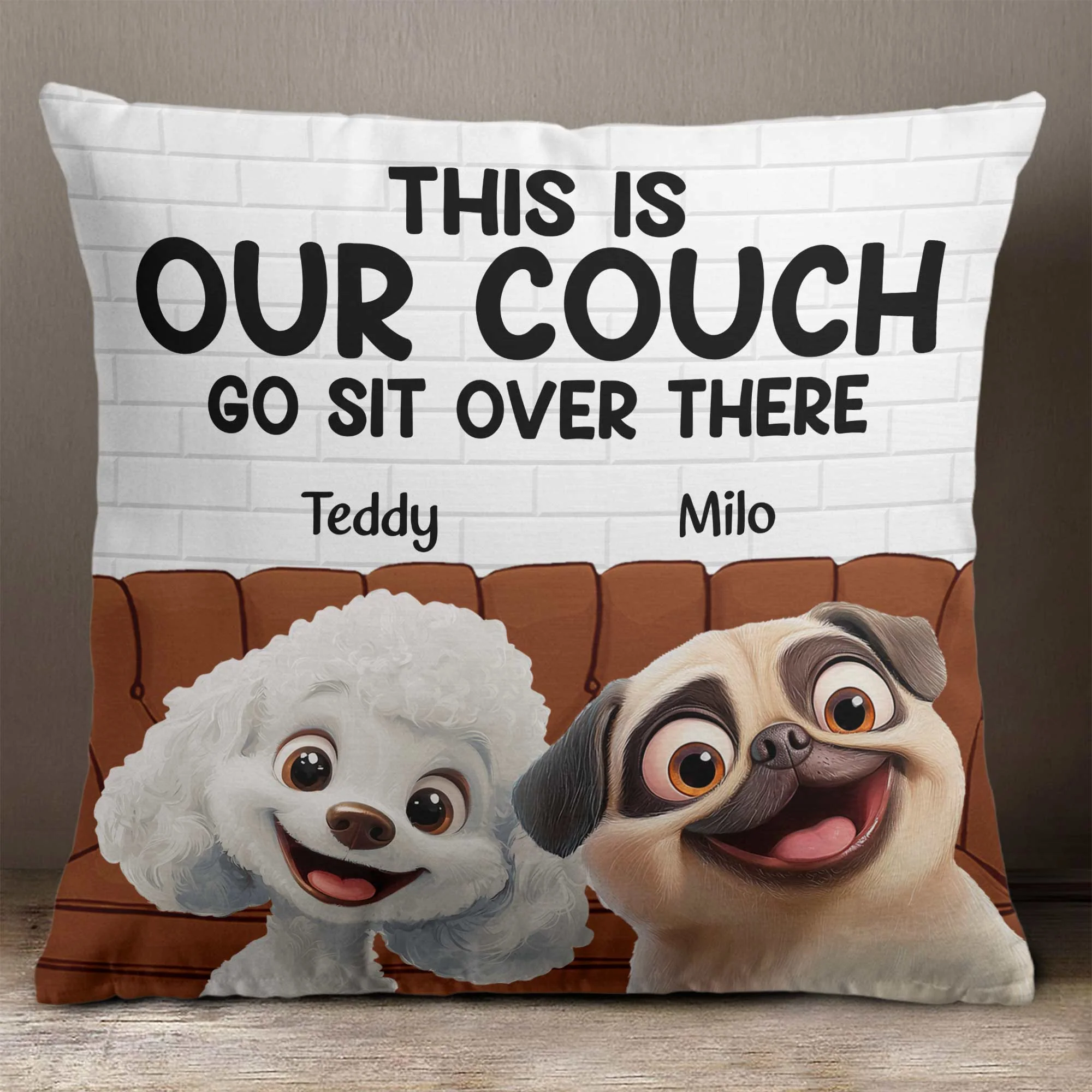 Custom Dog Pillow – Personalized Gift for Dog Owners - Image 4