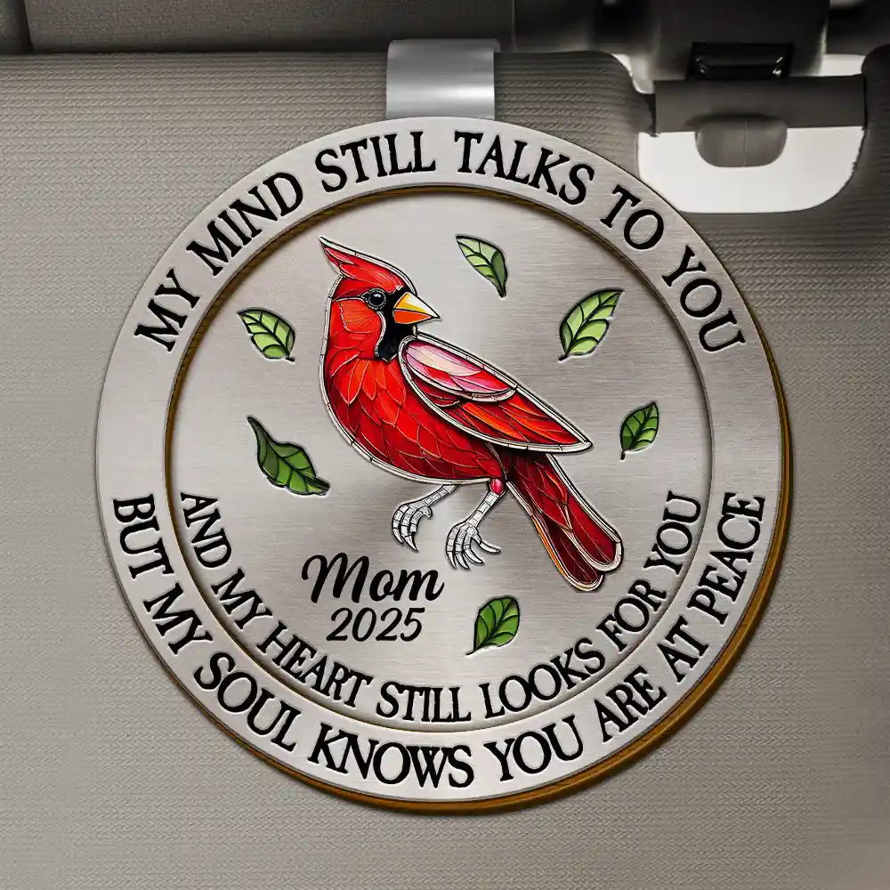 Forever Remembering - Customizable Red Cardinal Car Visor Clip, A Soulful Keepsake, Perfect Gift for Mother’s Day, Memorials, or Birthdays - Image 7
