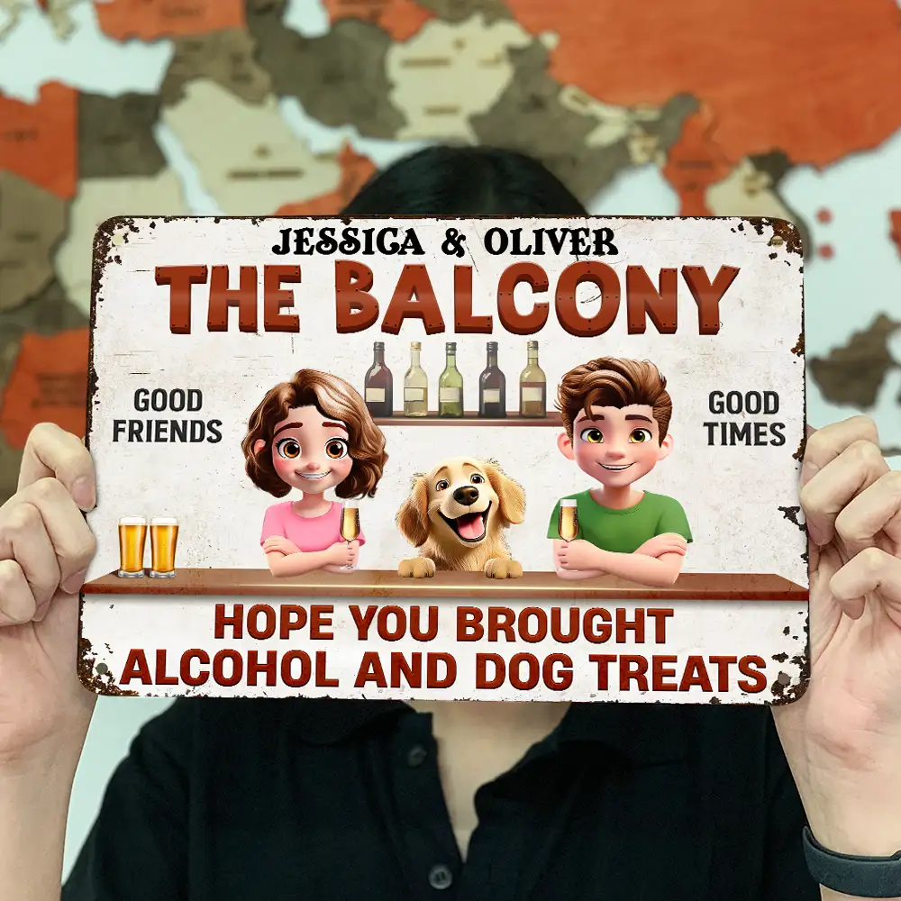 Personalized Iron Sign for Couples & Dog Lovers - Custom Outdoor Decor - Image 6