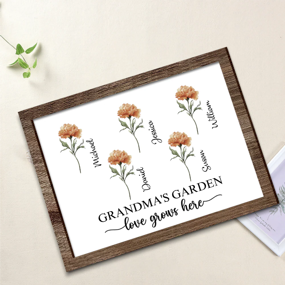 Personalized 2-Layer Wooden LED Plaque – A Heartfelt Gift for Grandma with Custom Design – A Special Gift to Celebrate Love - Image 3