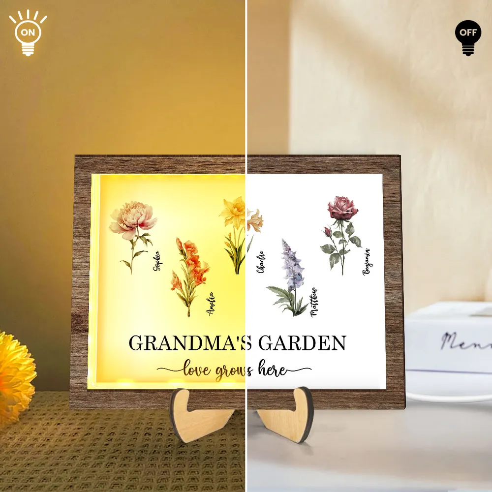 Personalized 2-Layer Wooden LED Plaque – A Heartfelt Gift for Grandma with Custom Design – A Special Gift to Celebrate Love - Image 6