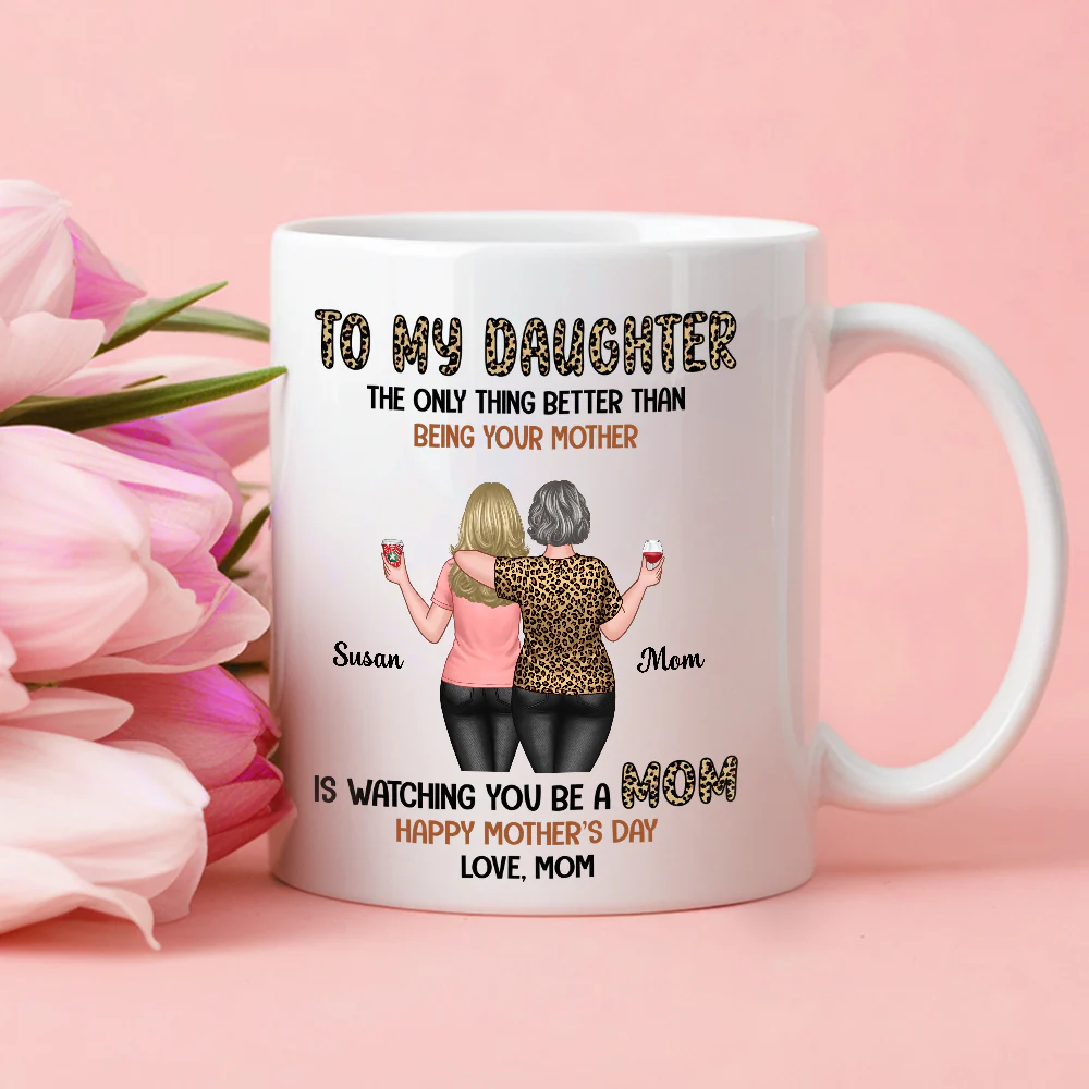 Special Mother's Day Gift for Daughter - A Unique Mug to Celebrate Becoming a Mom