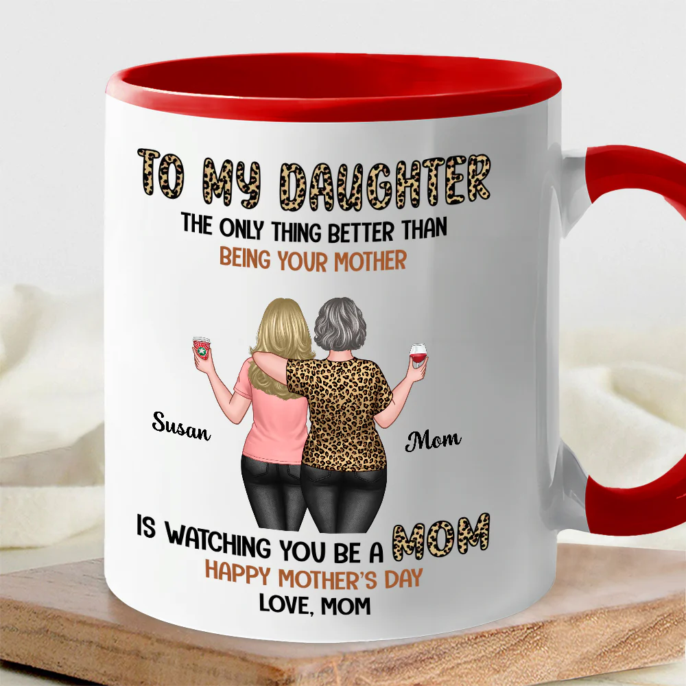 Special Mother's Day Gift for Daughter - A Unique Mug to Celebrate Becoming a Mom - Image 3