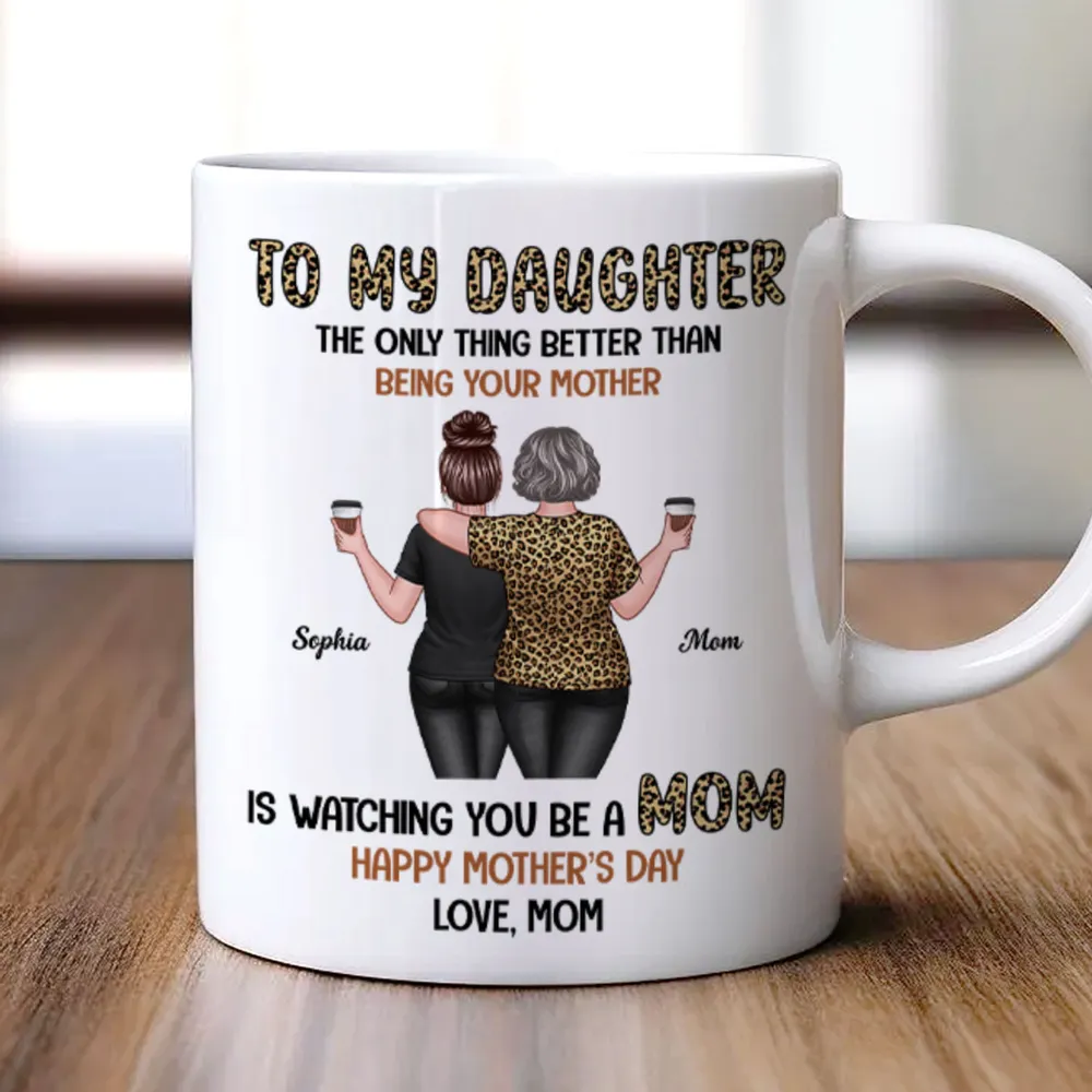 Special Mother's Day Gift for Daughter - A Unique Mug to Celebrate Becoming a Mom - Image 5