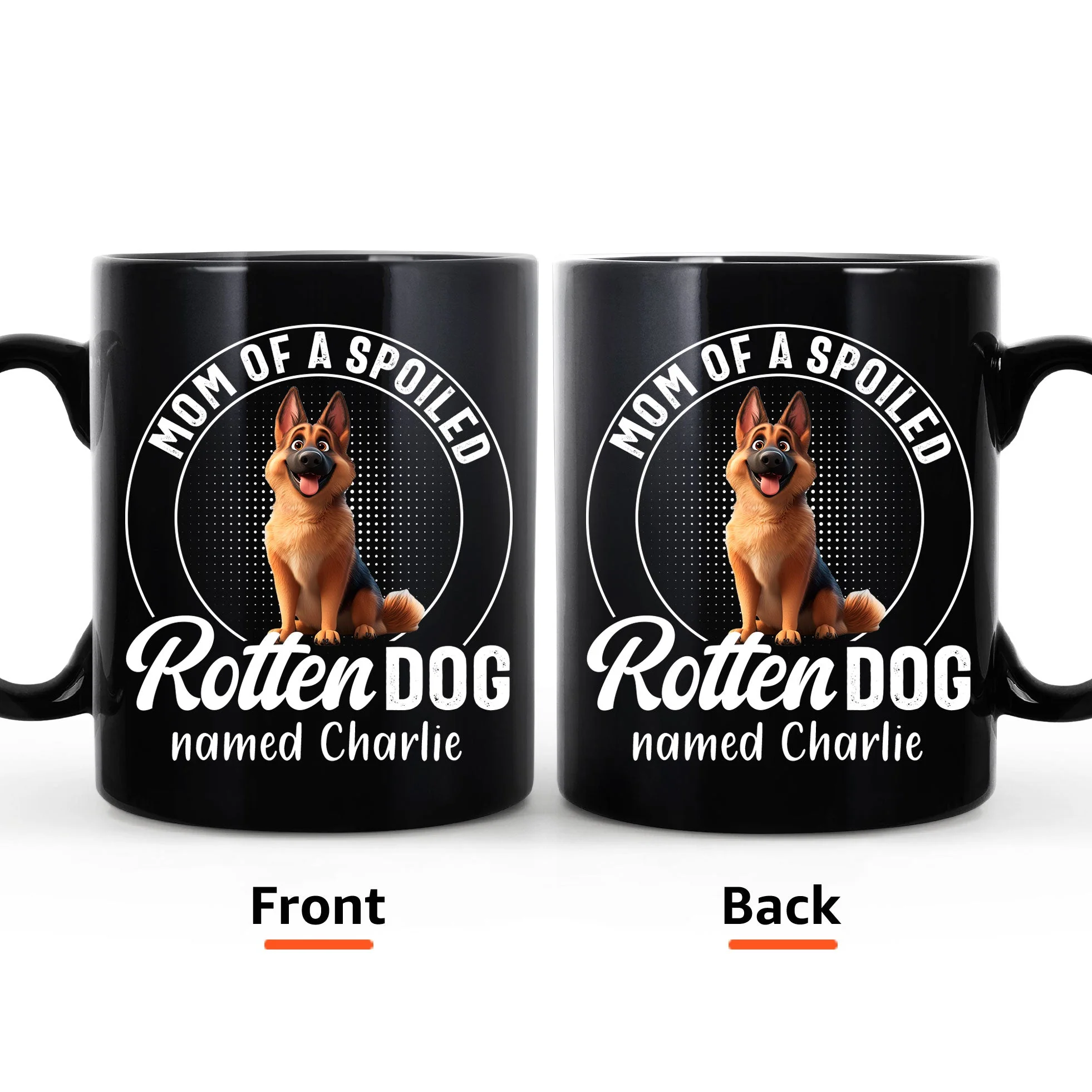 Mom Of Spoiled Rotten Dogs - Funny Custom Mug for Dog Lovers - Image 5