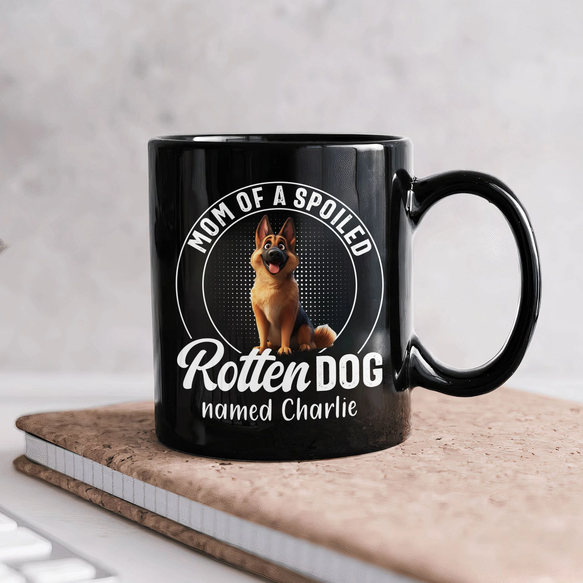 Mom Of Spoiled Rotten Dogs - Funny Custom Mug for Dog Lovers - Image 6