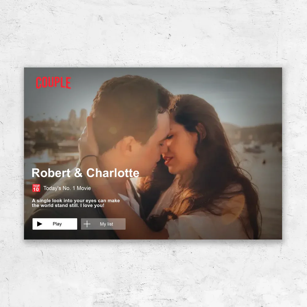 Couple's Love Story - Personalized Romantic Poster for Husband & Wife - Image 6