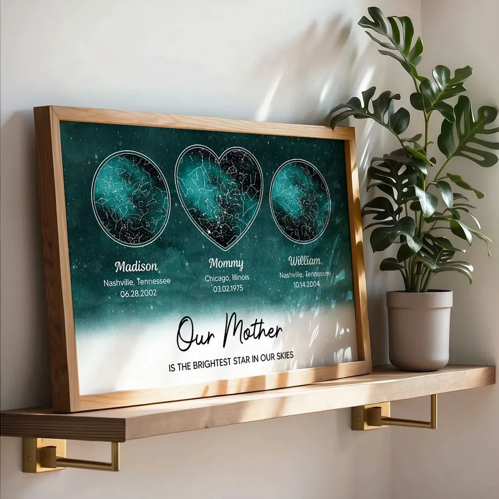 Personalized Star Map Poster/Canvas - Ideal Mother’s Day Gift - Image 9