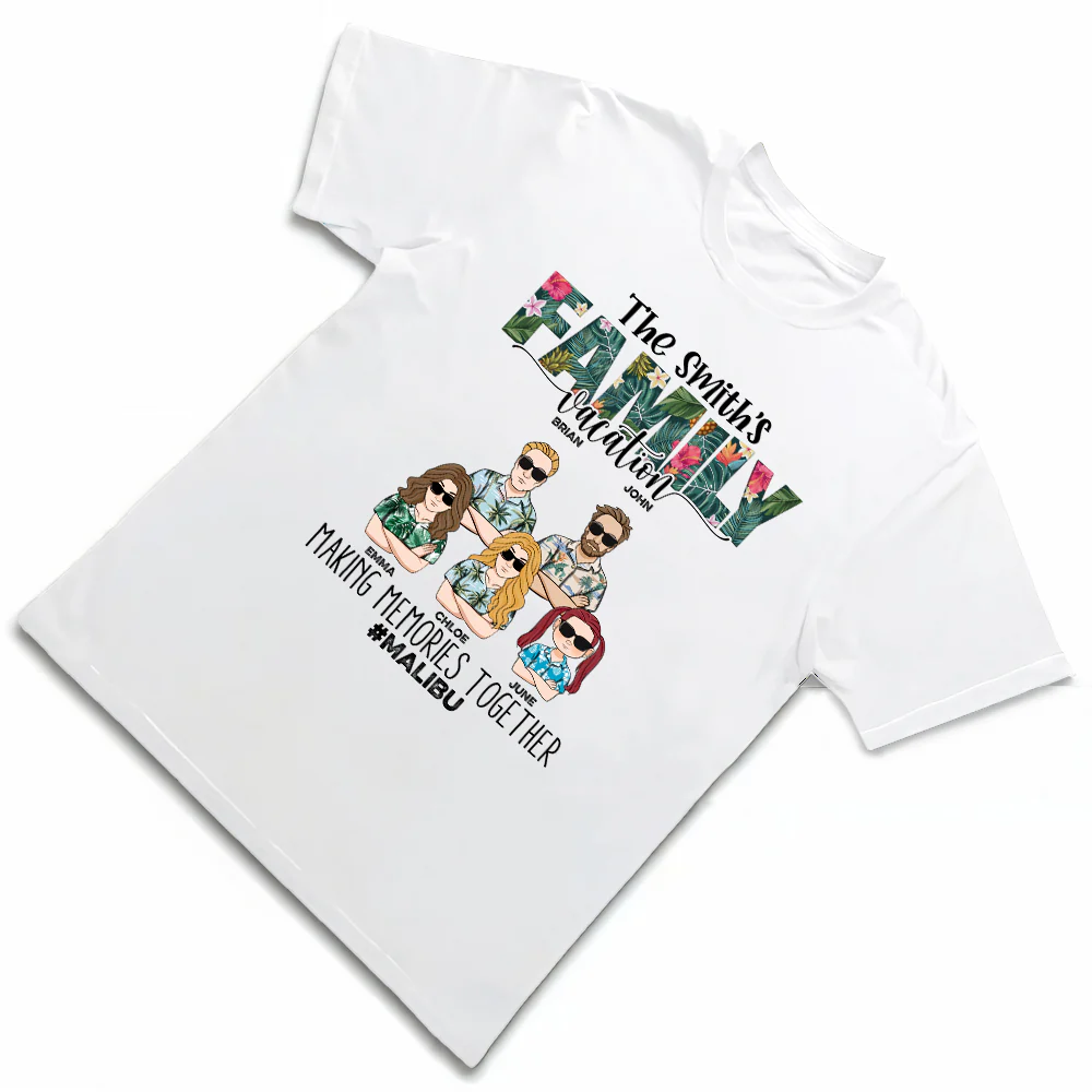 Personalized Family Vacation Shirt – Fun & Unique Vacation Apparel to Capture Cherished Moments - Image 2
