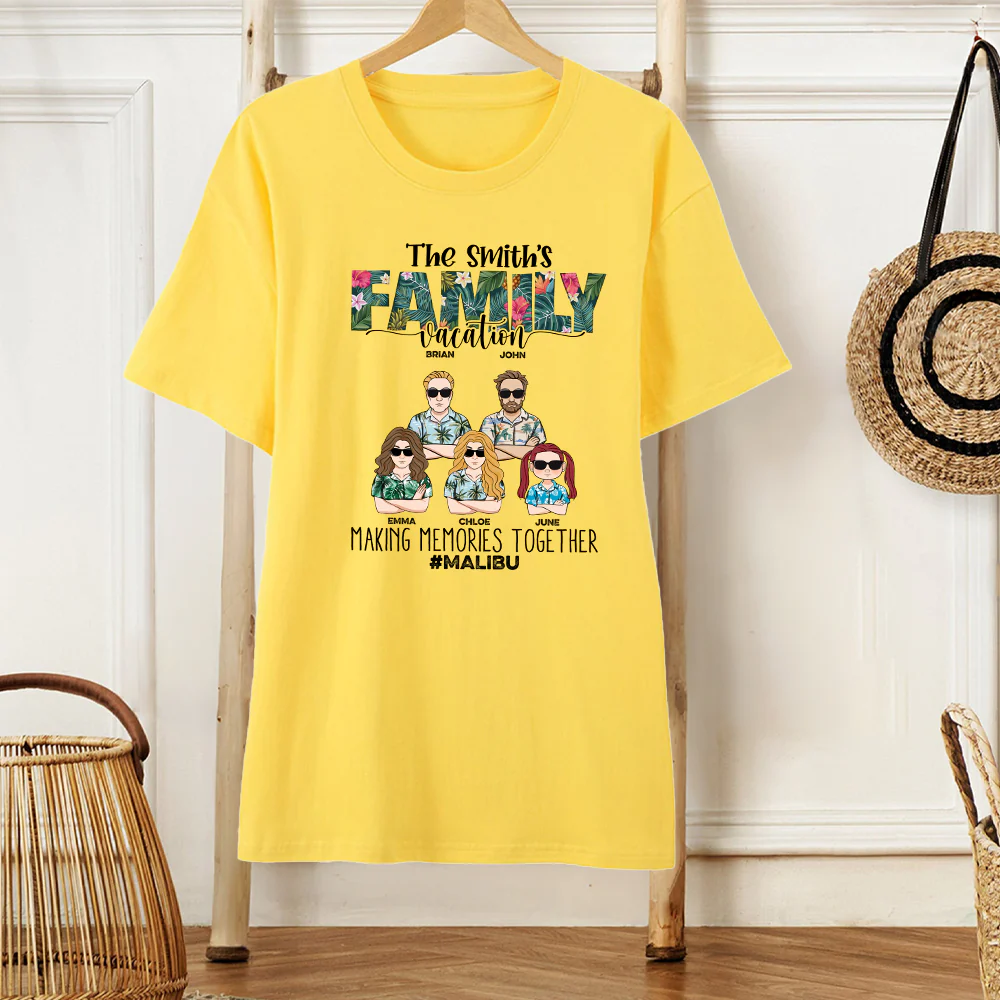Personalized Family Vacation Shirt – Fun & Unique Vacation Apparel to Capture Cherished Moments - Image 3