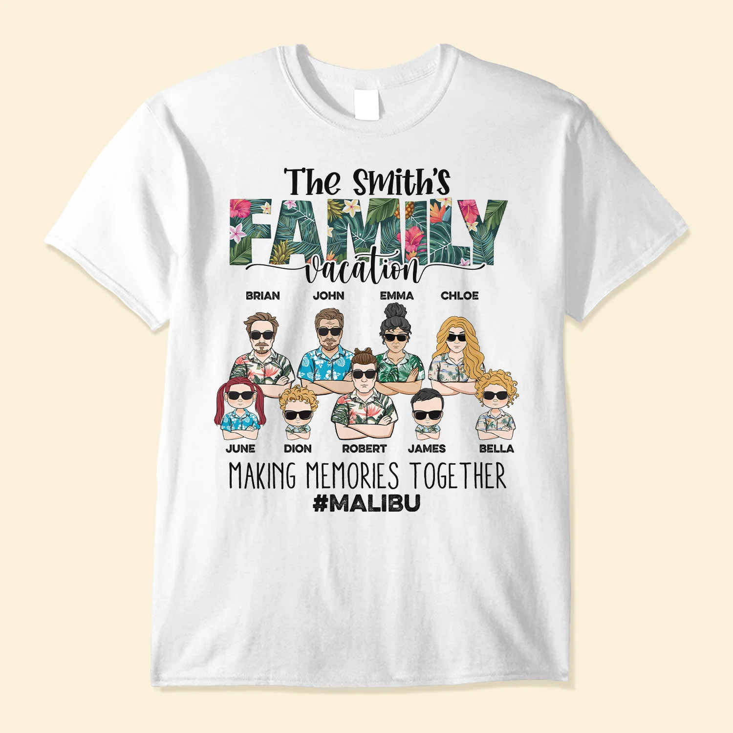 Personalized Family Vacation Shirt – Fun & Unique Vacation Apparel to Capture Cherished Moments - Image 5