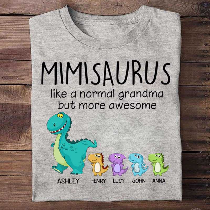 Personalized Dinosaur-Themed Gift for Nana – Cute & Fun Family Matching Outfit for Grandmother & Grandkids" - Image 5