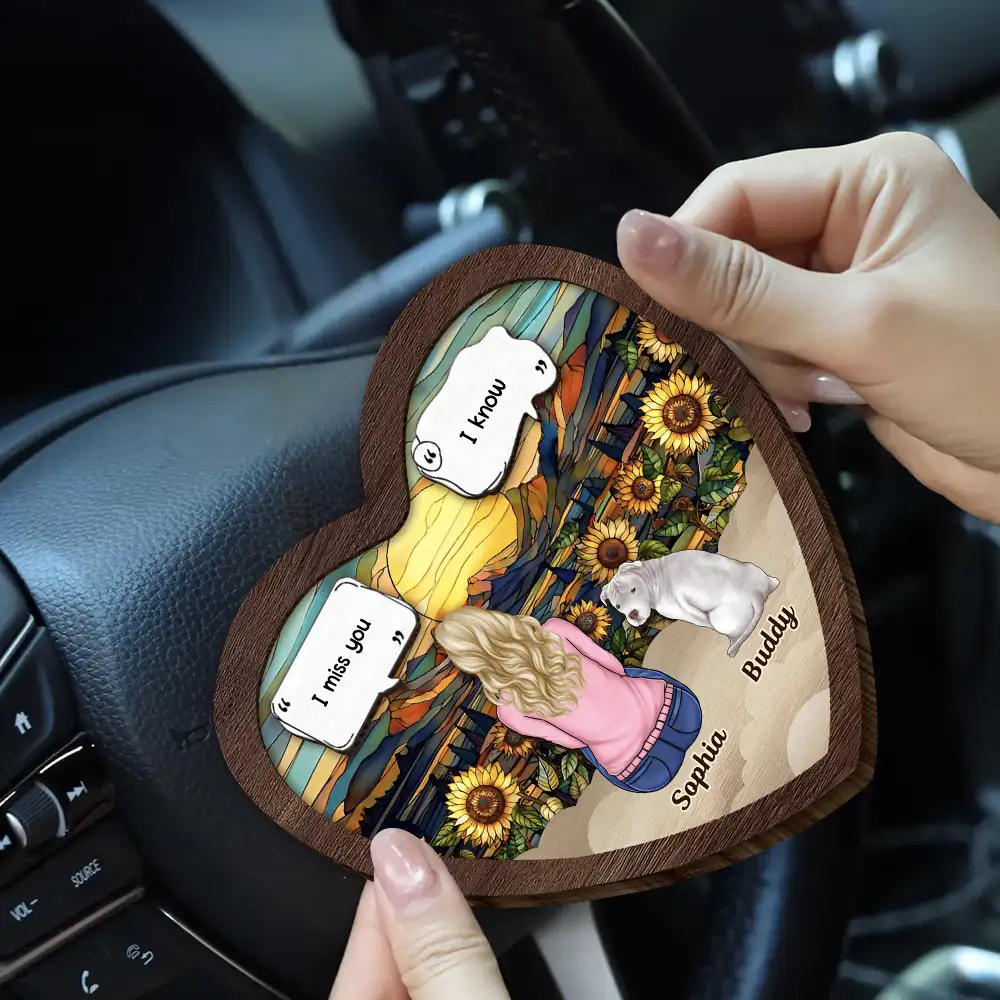 Personalized Car Visor Clip โ Heartfelt Memorial for Pet Lovers โ A Cherished Reminder of Love and Companionship - Image 3