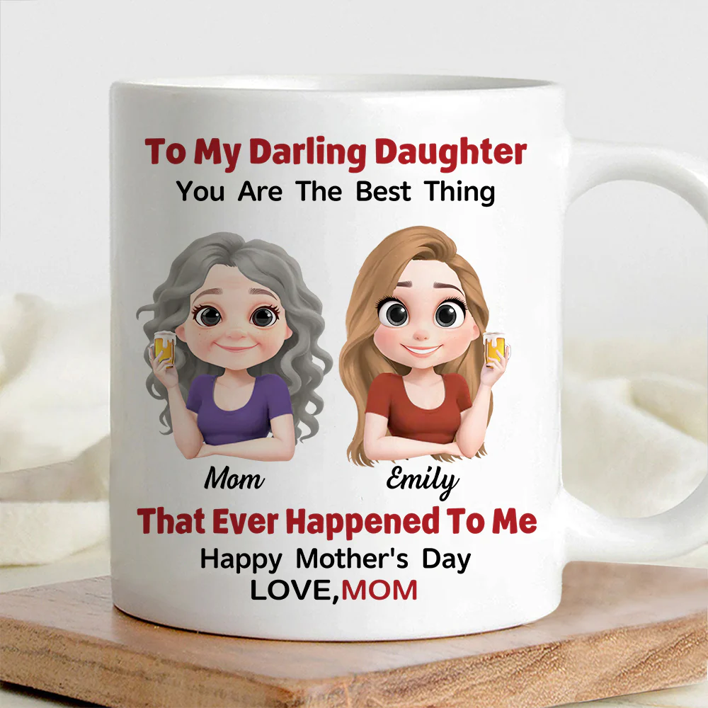 Personalized Mother's Day Mug – The Best Thing That Ever Happened to Me – Personalized Gift for Mother's Day & Birthday