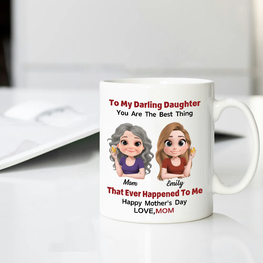 Personalized Mother's Day Mug – The Best Thing That Ever Happened to Me – Personalized Gift for Mother's Day & Birthday - Image 3