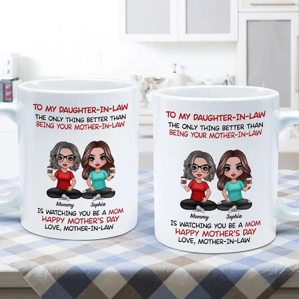 To My Daughter-In-Law Happy Mother’s Day Personalized Mug, Custom Keychain, Plaque & More, Heartfelt Gift from Mother-in-Law - Image 7