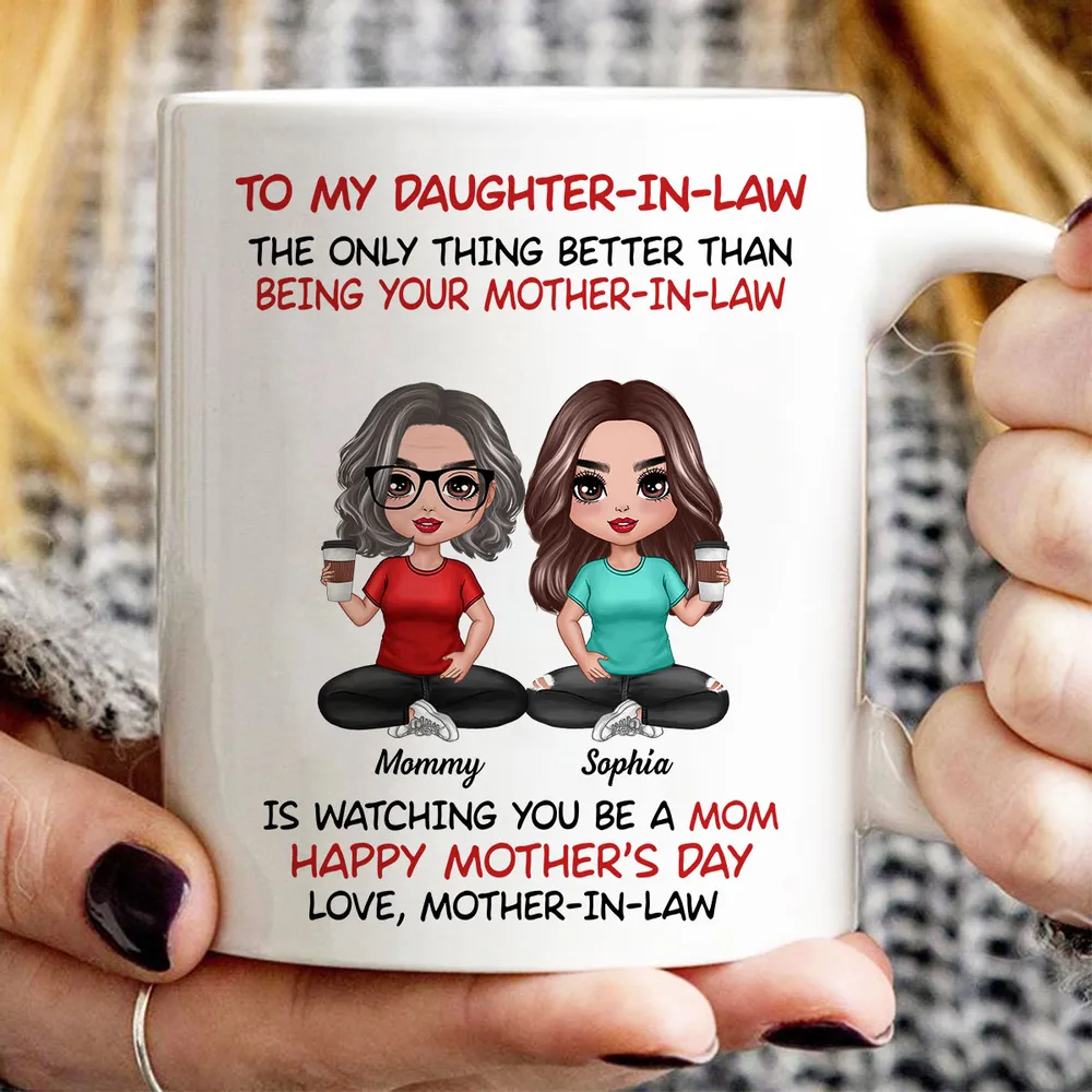 To My Daughter-In-Law Happy Mother’s Day Personalized Mug, Custom Keychain, Plaque & More, Heartfelt Gift from Mother-in-Law - Image 8