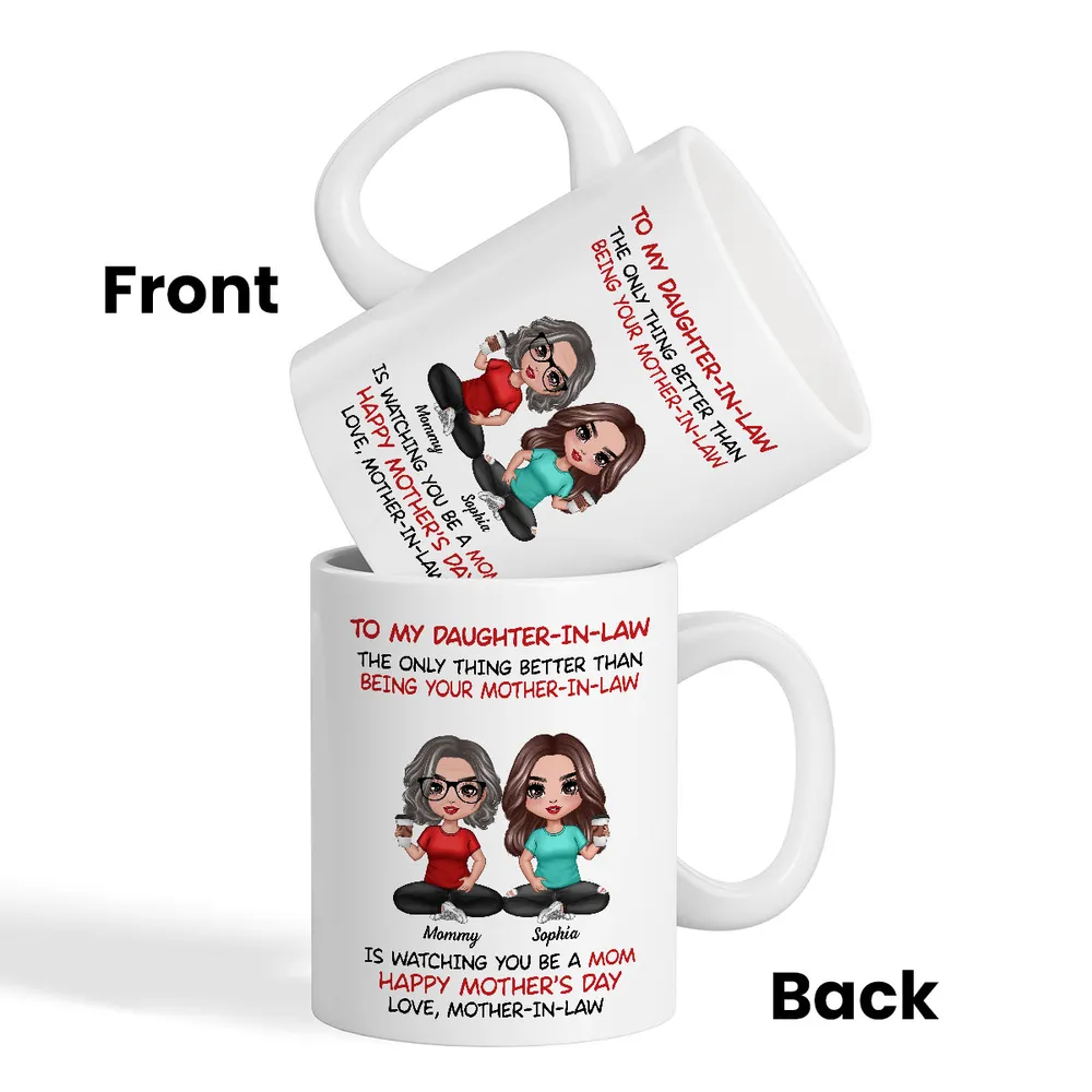 To My Daughter-In-Law Happy Mother’s Day Personalized Mug, Custom Keychain, Plaque & More, Heartfelt Gift from Mother-in-Law - Image 9