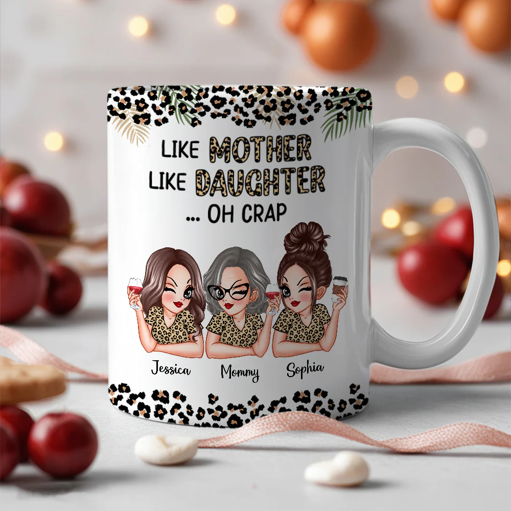 Like Mother Like Daughter Personalized Mug, Keychain, Plaque, and More, Funny Gift for Mom and Daughter - Image 3