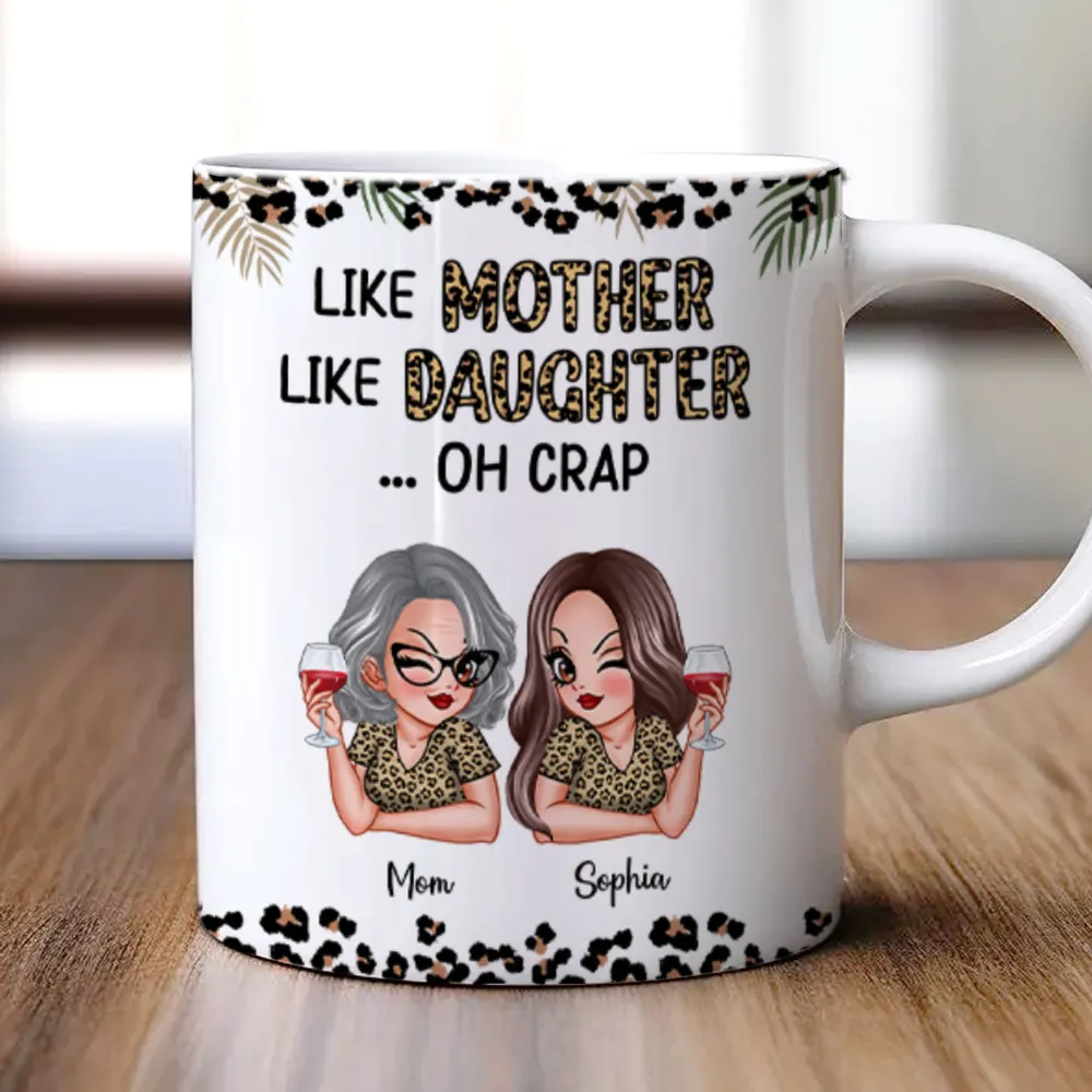Like Mother Like Daughter Personalized Mug, Keychain, Plaque, and More, Funny Gift for Mom and Daughter - Image 5