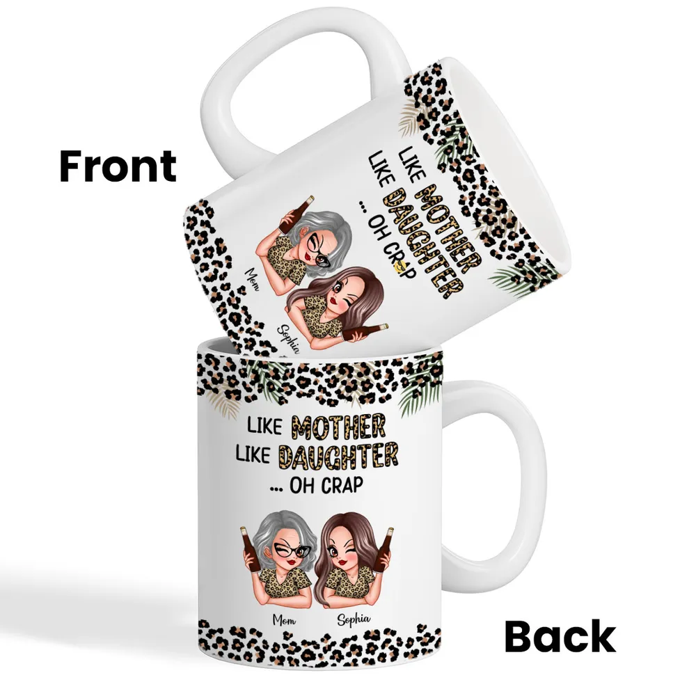 Like Mother Like Daughter Personalized Mug, Keychain, Plaque, and More, Funny Gift for Mom and Daughter - Image 6