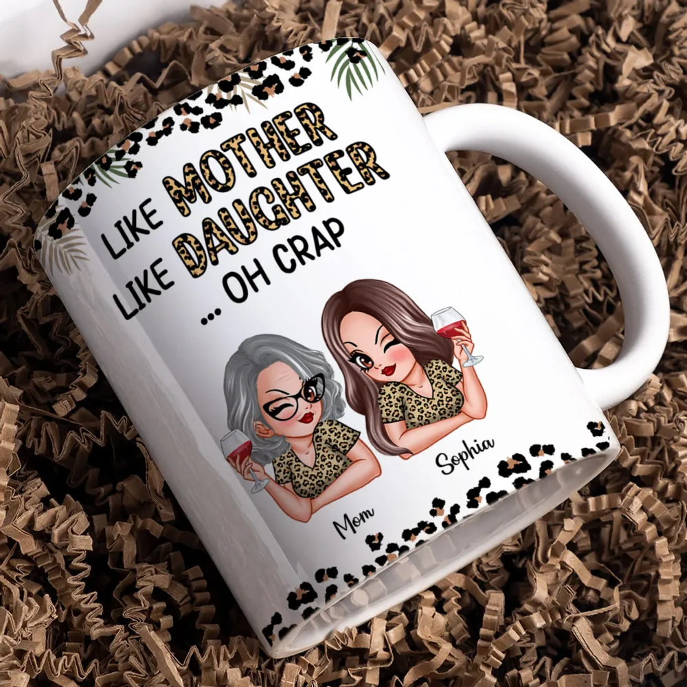 Like Mother Like Daughter Personalized Mug, Keychain, Plaque, and More, Funny Gift for Mom and Daughter - Image 8