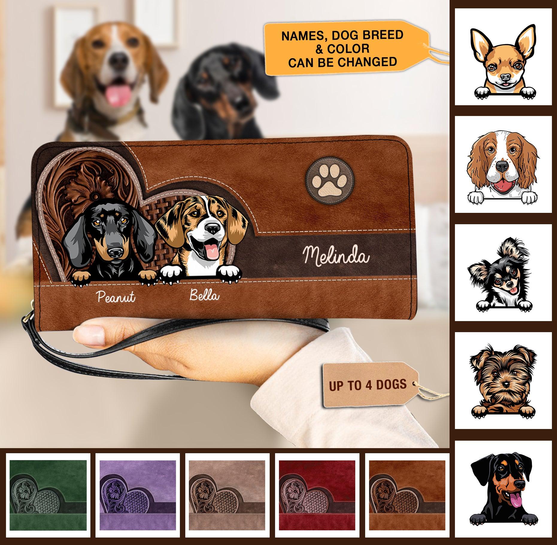 Custom Dog Breed Leather Wallet – Stylish & Sentimental Personalized Gift for Pet Owners – Elegant & Durable Design - Image 4