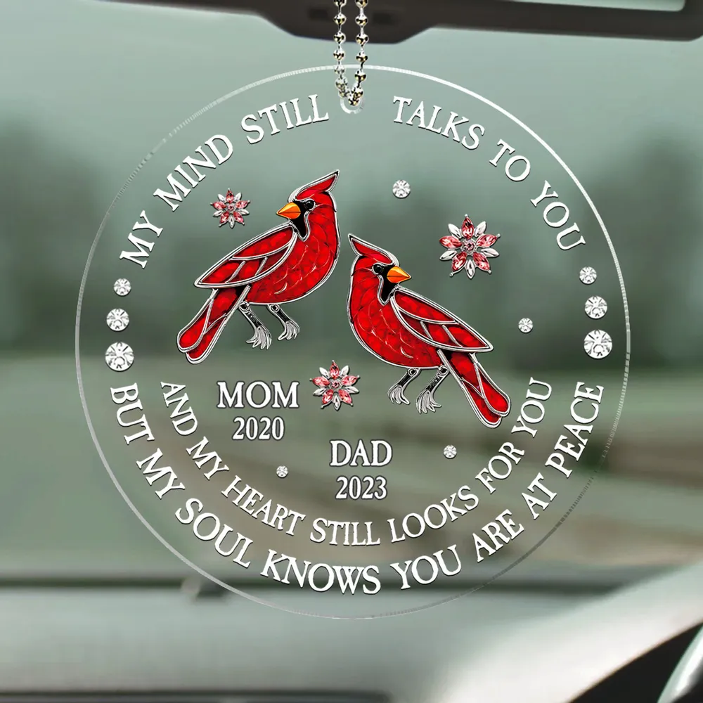 Custom Acrylic Memorial Ornament - Personalized Remembrance Gift - Choose Your Own Symbol & Name Tribute - Image 4
