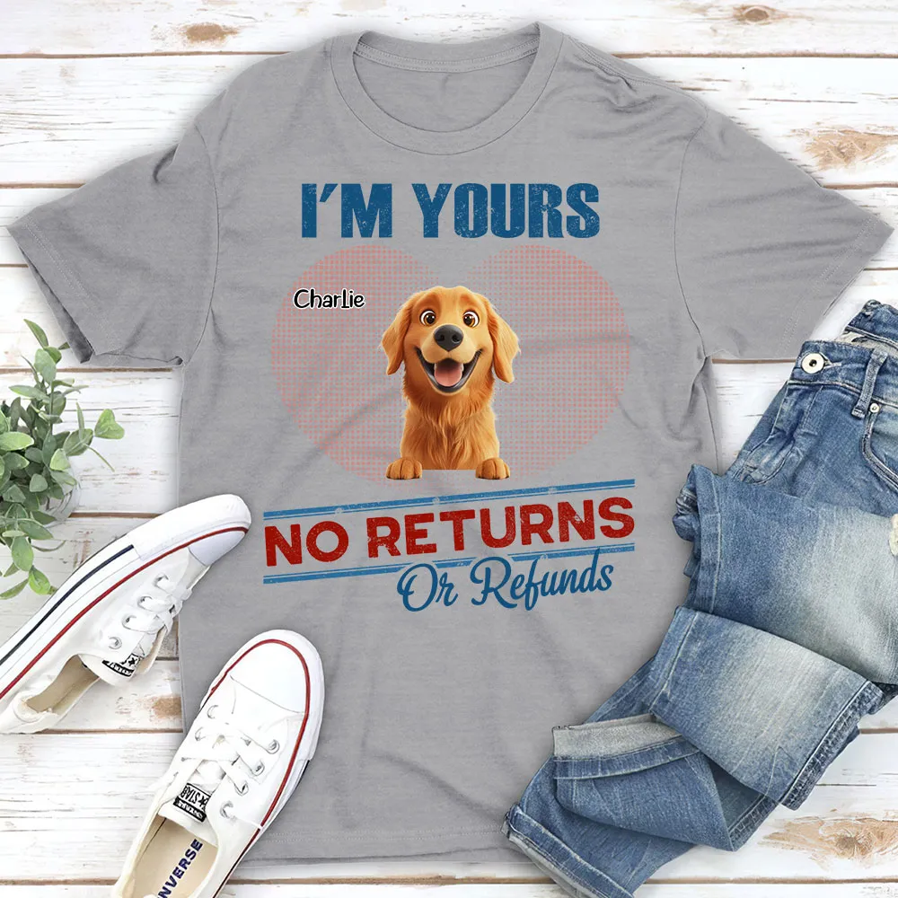 Custom Pet Lover Hoodie - Cute Dogs Design - "No Returns No Refunds" - Personalized Gift for Dog Parents - Image 7