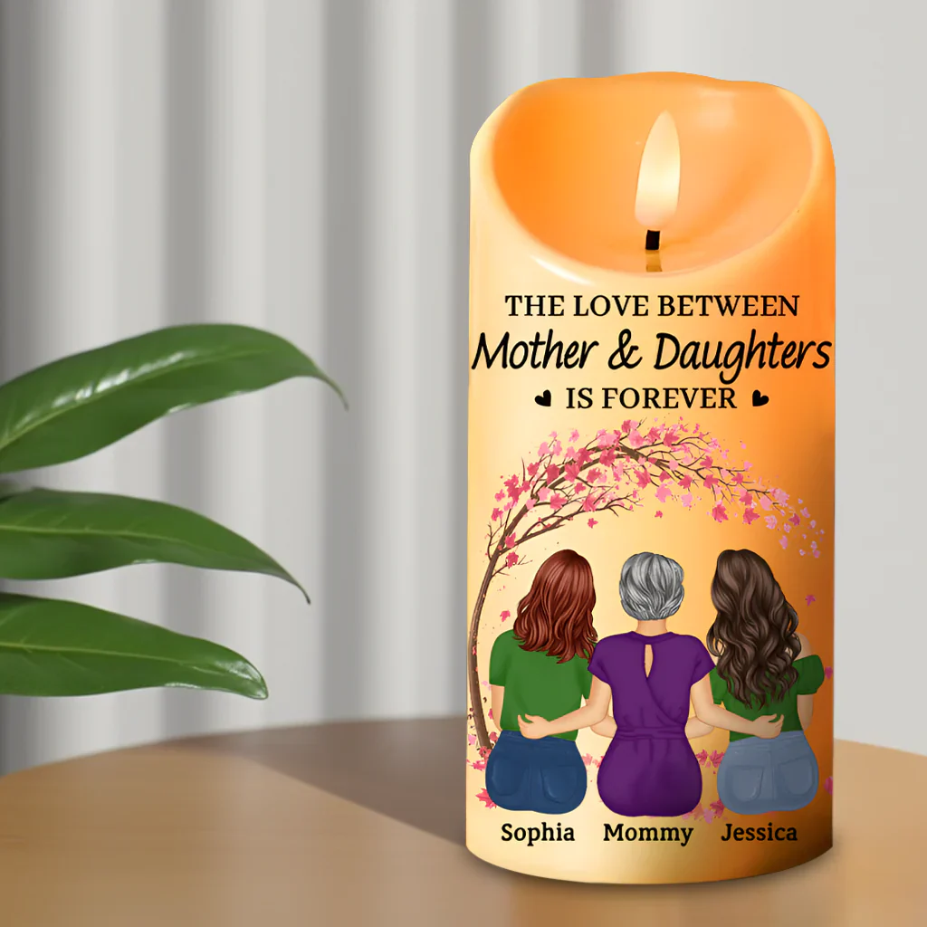 The Love Between Mother & Daughters Is Forever - Personalized Poster Gift for Mom, Custom Gift for Mother and Daughters - Image 8