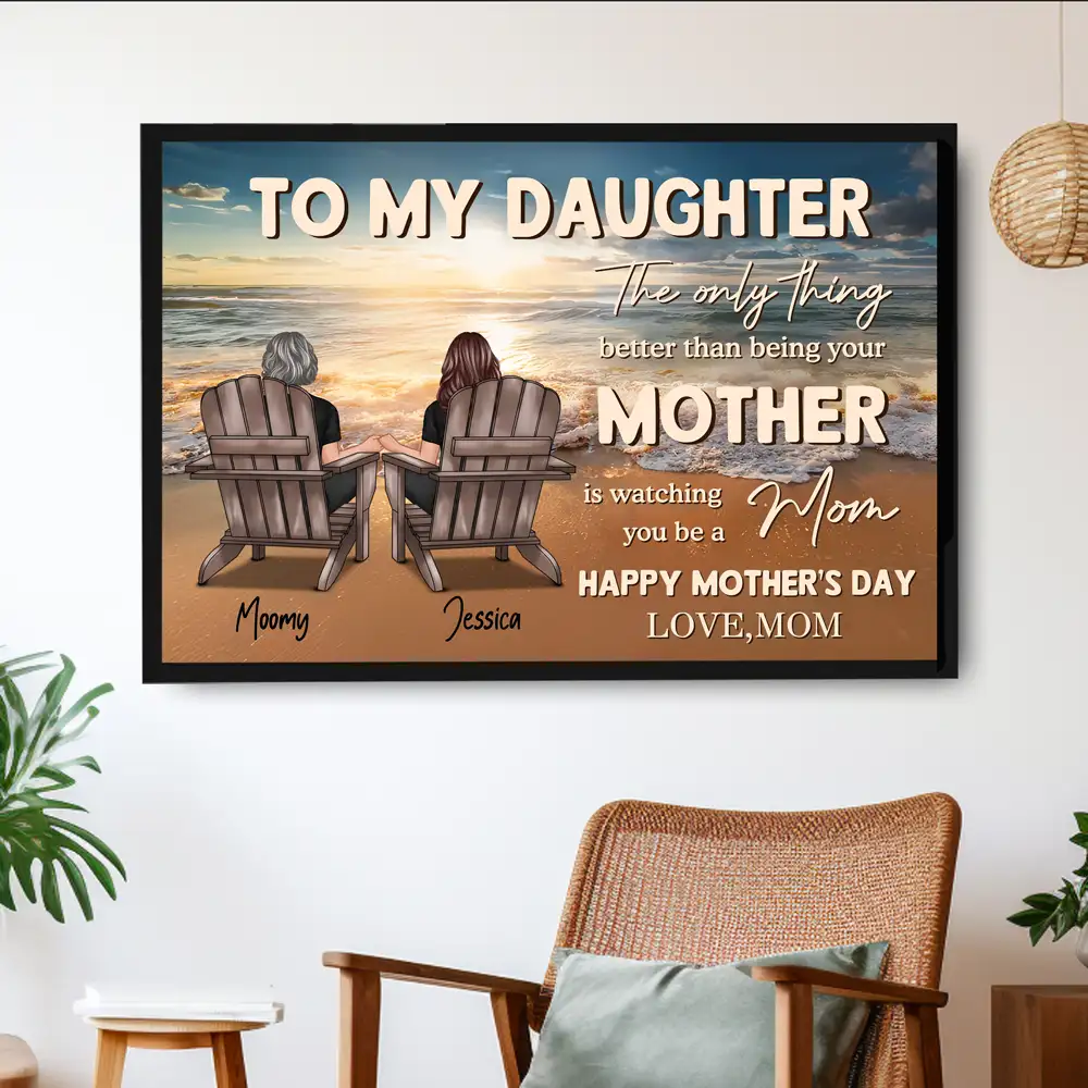 Custom Mother-Daughter Poster or Canvas Gift - Image 4
