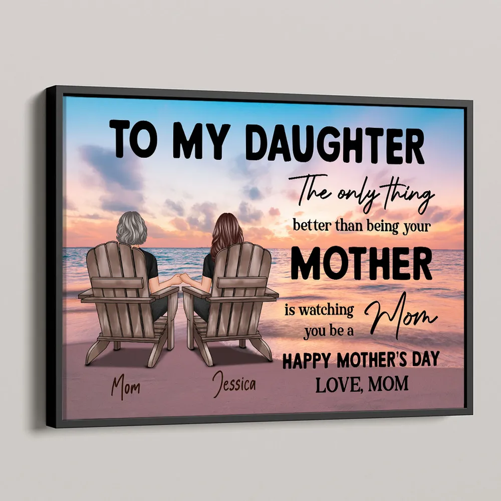 Custom Mother-Daughter Poster or Canvas Gift - Image 5