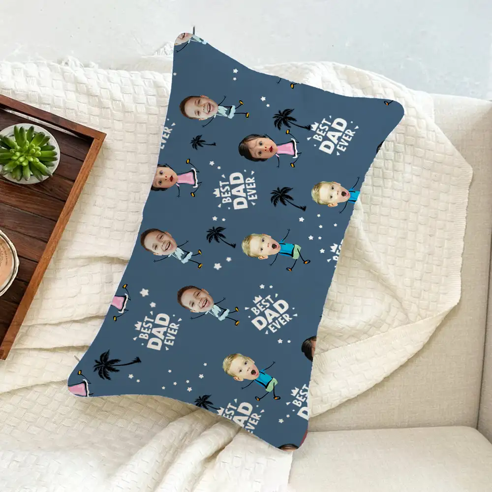 Personalized Sweatpants & Blanket – Best Dad Ever Custom Photo Gift for Father’s Day & Christmas - Image 6