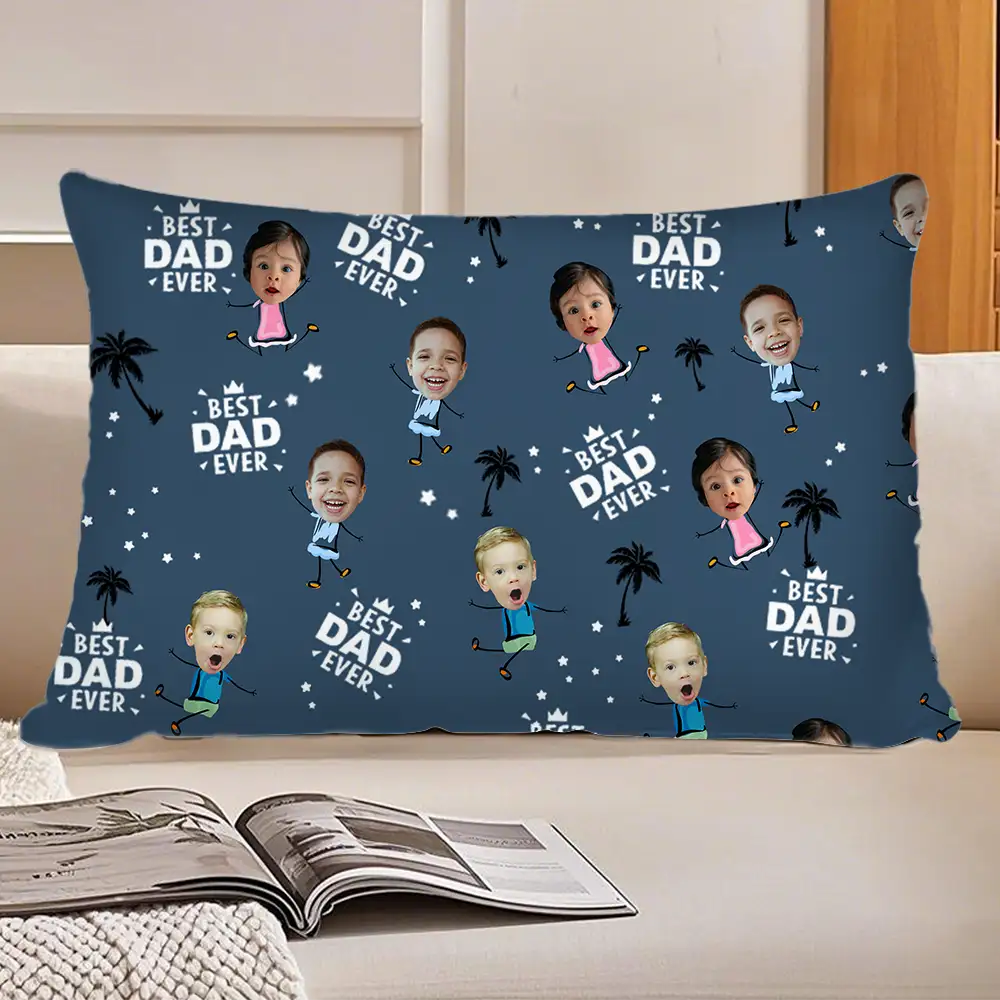 Personalized Sweatpants & Blanket – Best Dad Ever Custom Photo Gift for Father’s Day & Christmas - Image 8