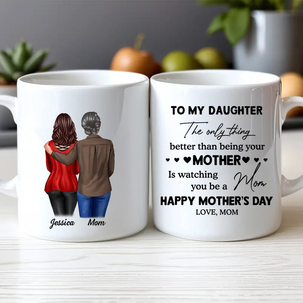 Personalized Mother's Day Mug for Daughter - Custom Gift From Mom - Image 2