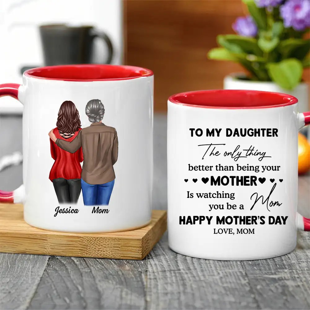 Personalized Mother's Day Mug for Daughter - Custom Gift From Mom - Image 4